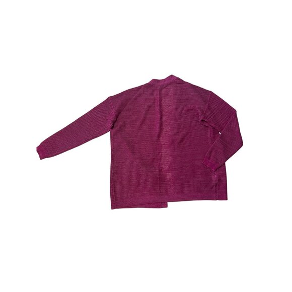 Ann Taylor Petite Open Front Cardigan XS Pink Lightweight Knit 1745 - Picture 3 of 6